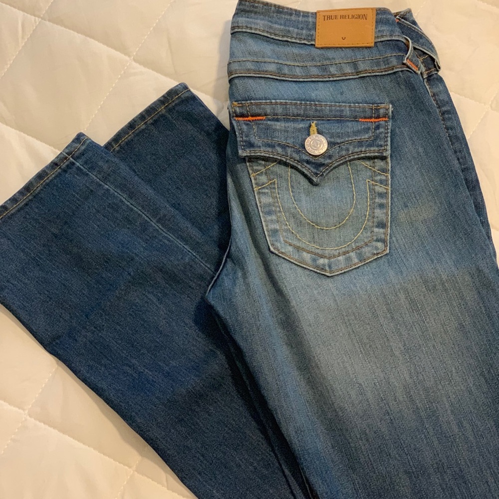True Religion Cora mid-rise straight  jeans